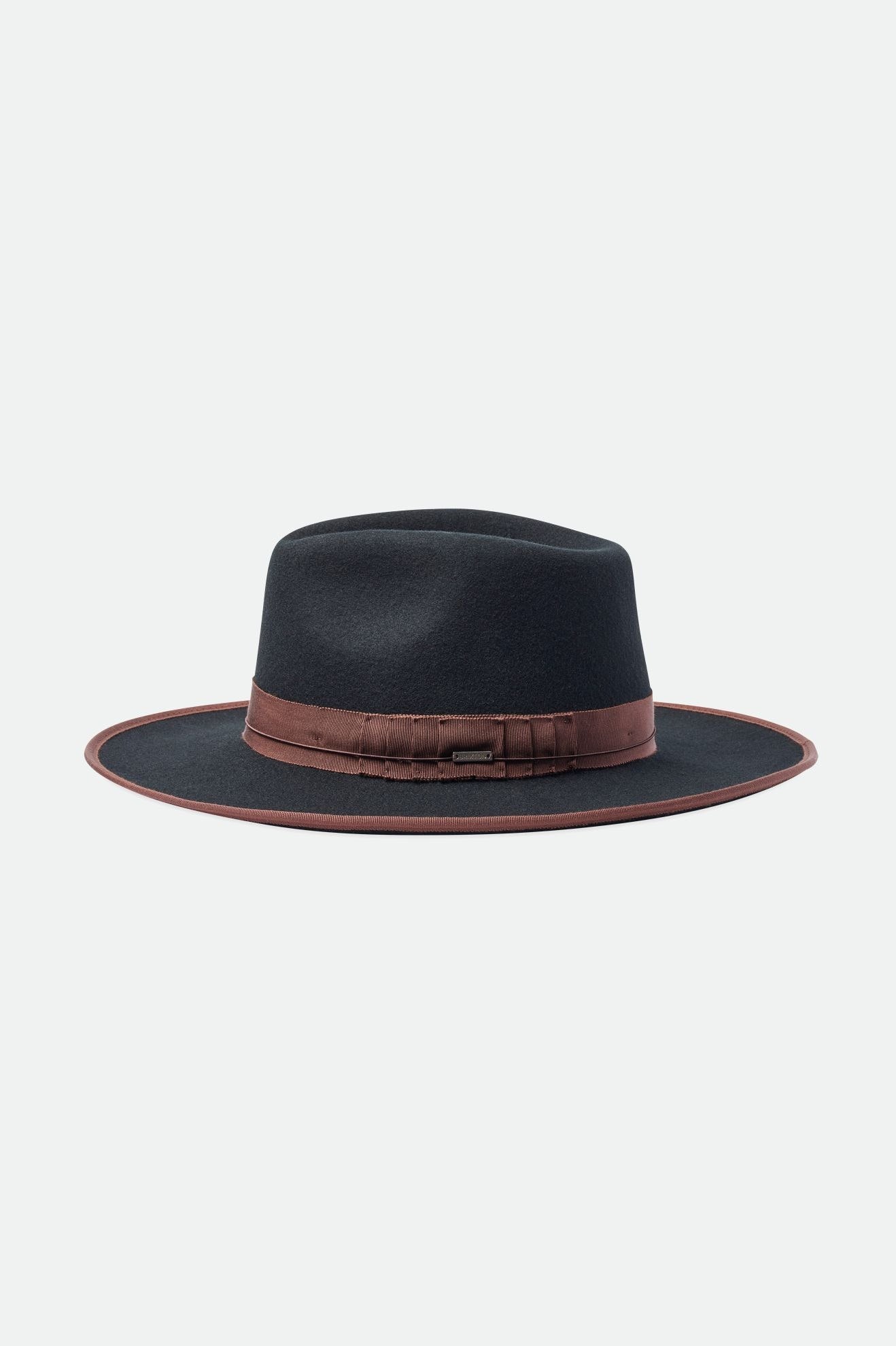 
       Brixton Reno Fedora - Black/Brown
     