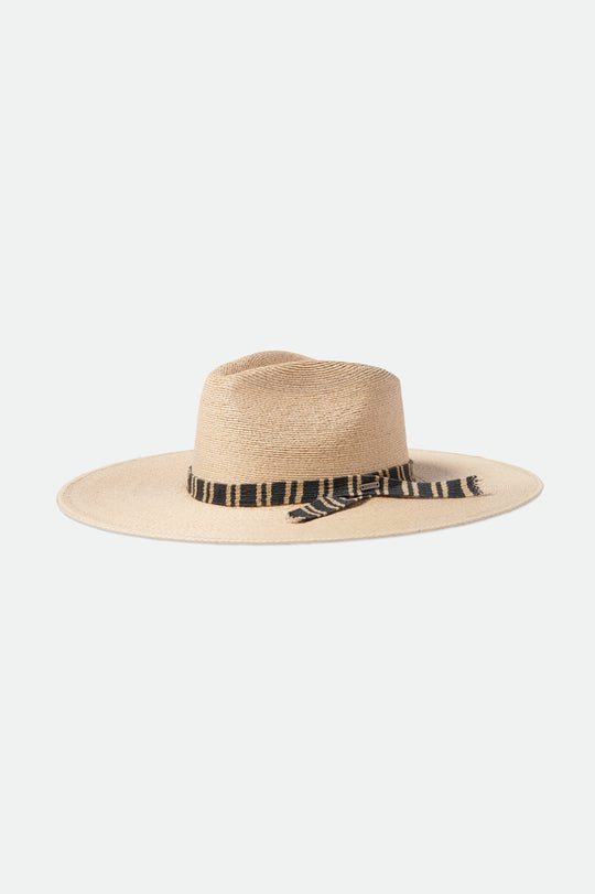 
       Brixton Leigh Straw Fedora - Natural
     