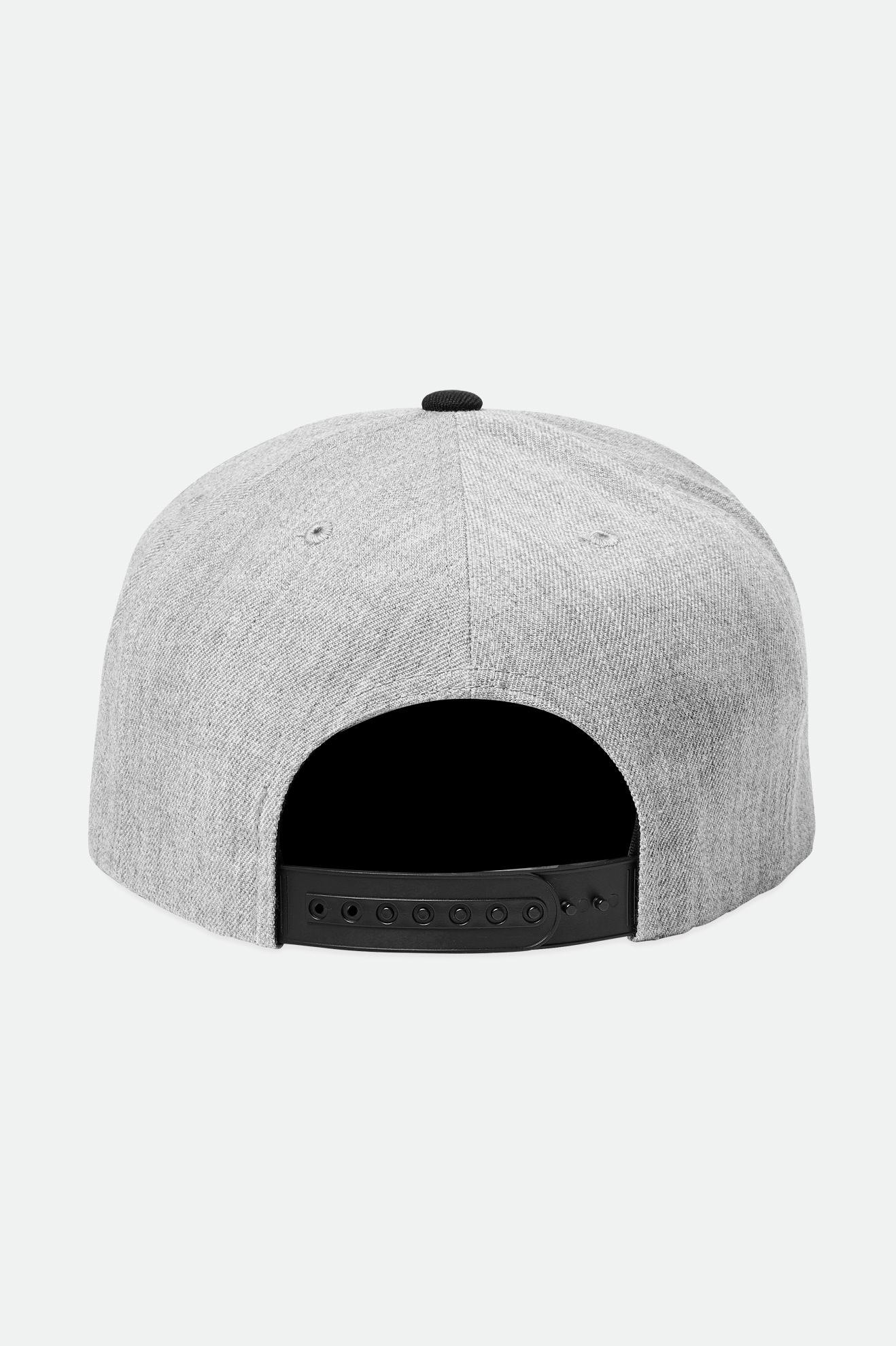 
       Brixton Oath III Snapback - Light Heather Grey/Black
     